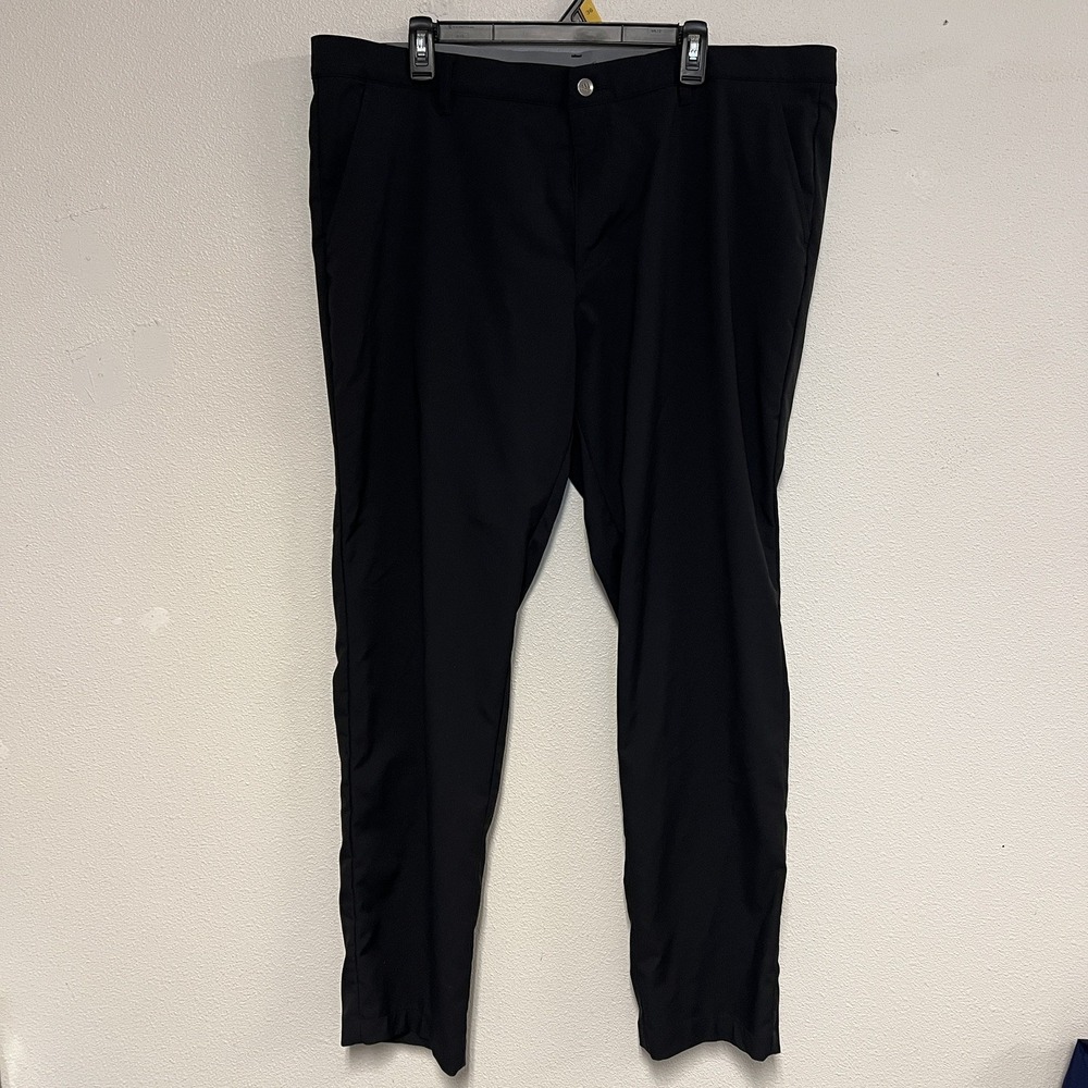 Adidas Pants Mens 40x32 Black Golf Athletic Trousers Performance Lightweight EUC